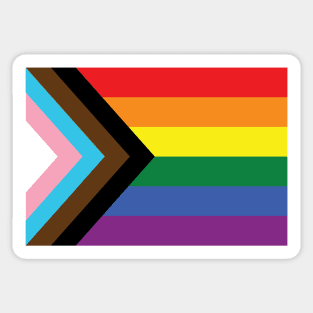 Progress Pride Flag Sticker